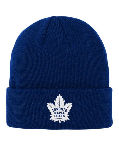 Детская шапка Outerstuff Blue Toronto Maple Leaf's 2.0 Essential Cuffed Knit Hat