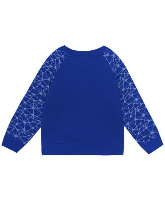 Toddler 2-Piece Royal Golden State Warriors Nothing But Net Fleece Sweatshirt and Pants Set