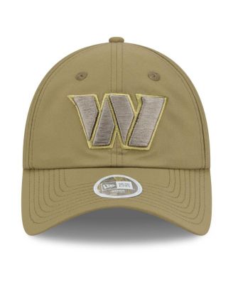 Women's Green Washington Commanders 2025 Salute to Service Pony Tail Adjustable Hat