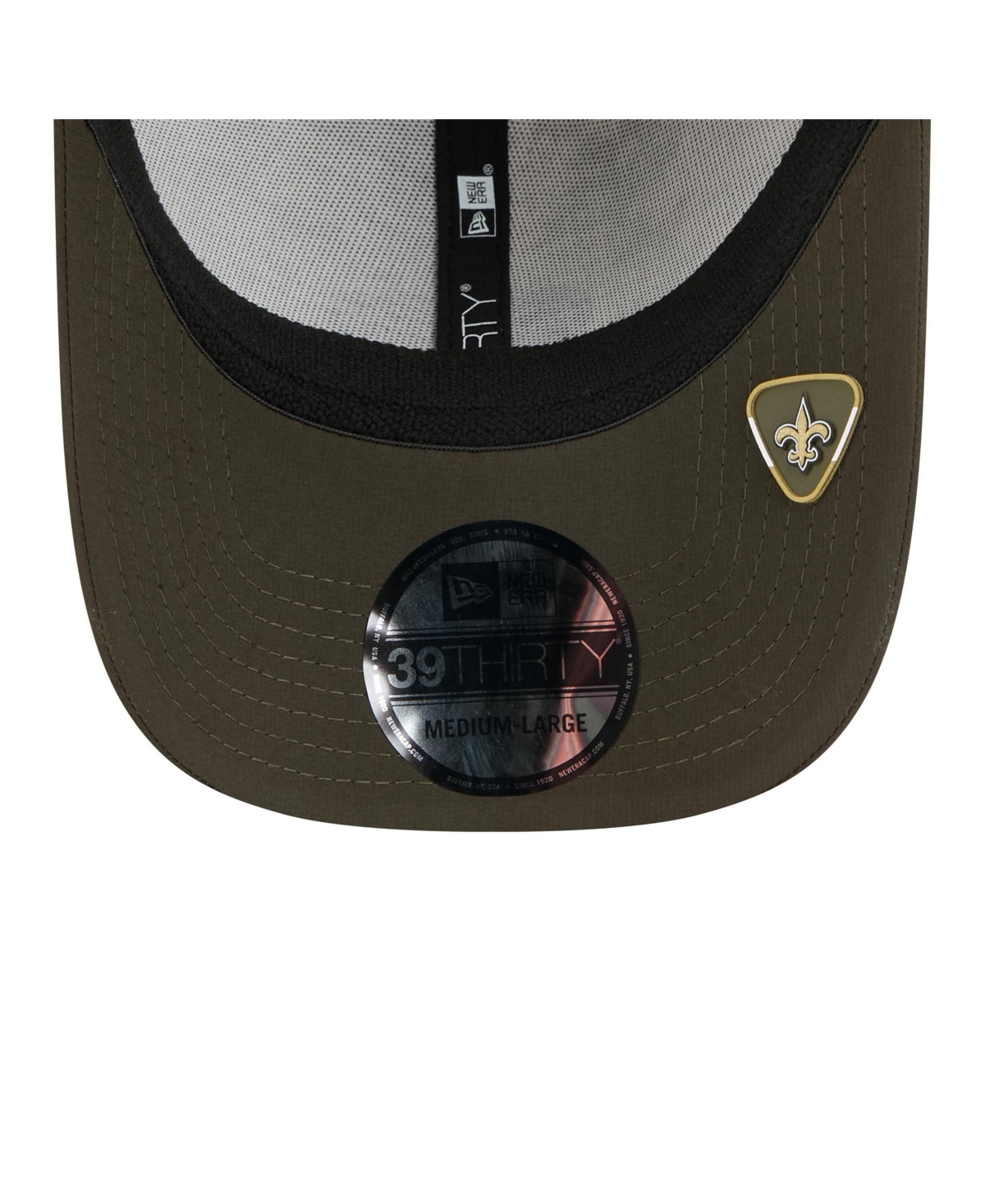 New Era Men's Camo Orleans Saints 2025 Salute to Service 39THIRTY Flex Hat