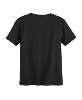 Big Boys Juvenile Black Boston Bruins Primary Logo T-Shirt