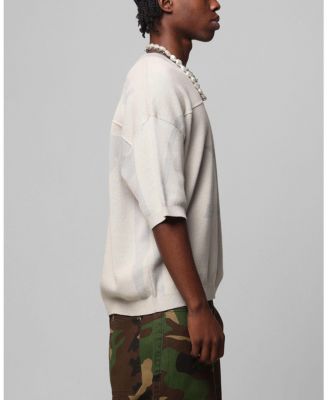 Men's Knit Quarterback Sweater