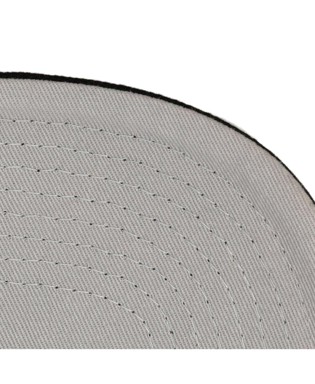 Mitchell & Ness Men's Black San Antonio Spurs Tilted Pro Pinch Adjustable Hat In Black