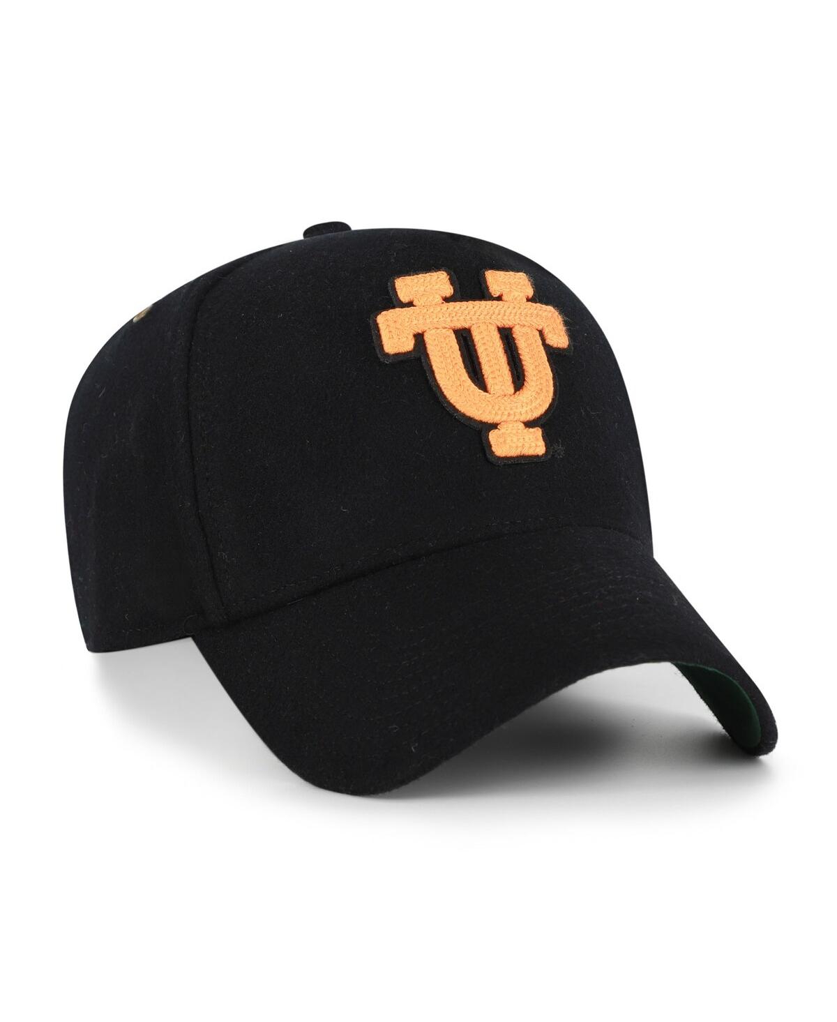 47 Brand Men's And Women's Black Tennessee Volunteers Collections Golden Age Offside Dt Adjustable Hat In Black