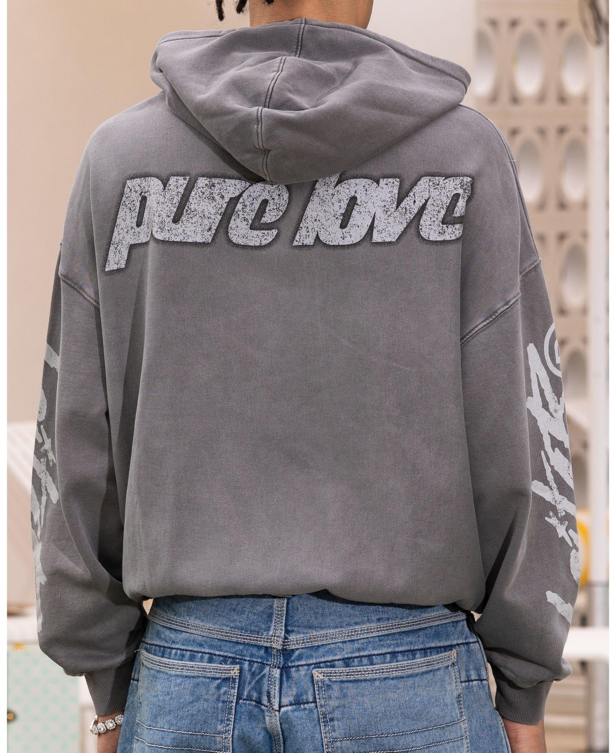 Loiter Men's Pure Love Vintage Hoodie