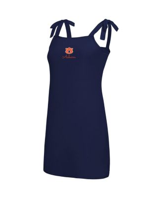 Women's Navy Auburn Tigers Tie-Shoulder Nightdress