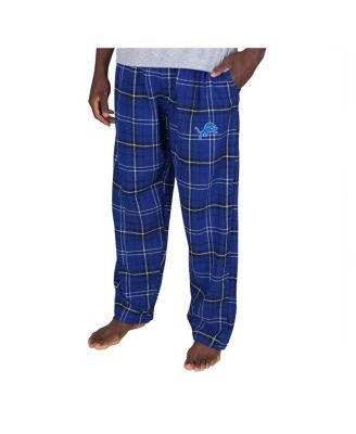 Concepts Sport - Men's&nbsp; Blue Detroit Lions Ultimate Plaid Flannel Pants