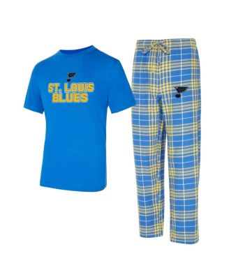 Concepts Sport - Men's St. Louis Blues Vector Top Pants Sleep Set