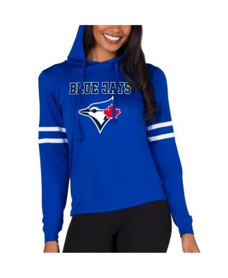 Concepts Sport - Women's Royal Toronto Blue Jays Marathon Lightweight Lounge Pullover Hoodie