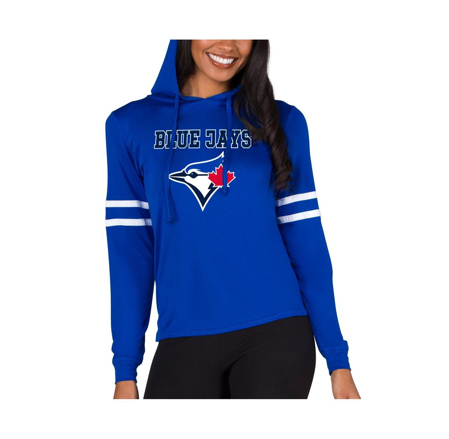 Women's Royal Toronto Blue Jays Marathon Lightweight Lounge Pullover Hoodie
