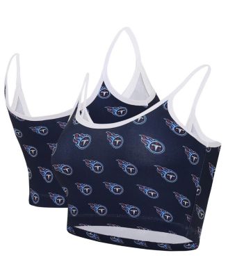 Concepts Sport - Women's Navy Tennessee Titans Gauge Lounge Bralette
