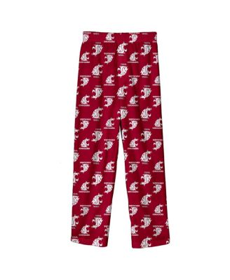 Outerstuff - Big Boys and Girls Crimson Washington State Cougars Team Pants