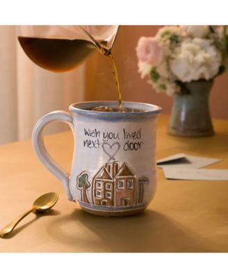 Wish You Lived Next Door Handmade Stoneware Mug