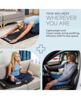 Portable Far Infrared Heating Mat – Infrared Heat Pad for Back Pain Relief, Improved Mood, Energy & Recovery