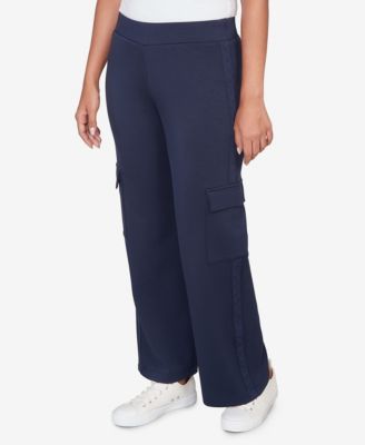 Petite Luxe Knit Cargo Ankle Pant