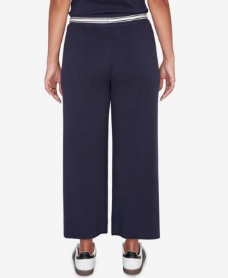 Petite Wide Leg Cropped Lounge Pant