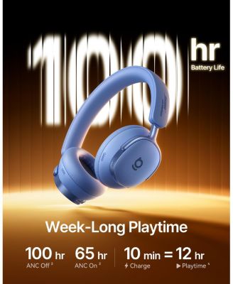 Inspire XH1 Wireless Headphones Bundle with 10,000mAh Power Bank, Adaptive Noise Cancelling, Hi-Res Over-Ear