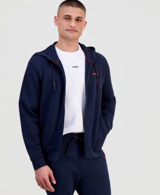 Men's Cotton Logo Full-Zip Hoodie