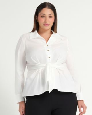 Plus Size Leo Long Sleeve Top