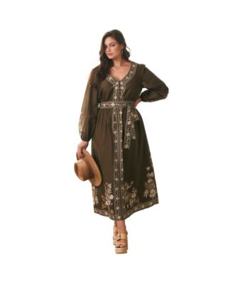 Women's Plus Size Ethereal Escape Maxi Dress