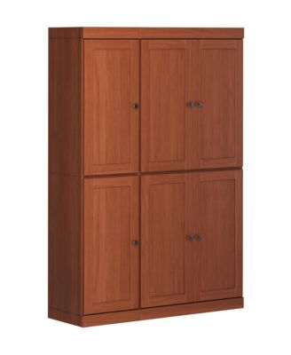 100% Solid Wood Pantry Cabinet with Shaker Doors, Adjustable Shelves, 48.5" Wide, 71.5" Tall