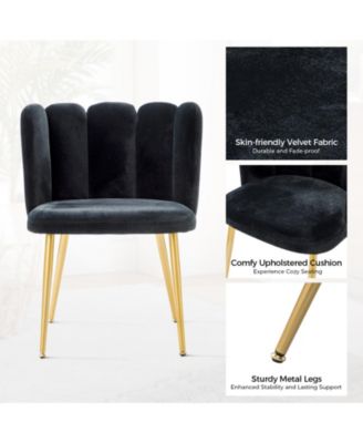 Contemporary Cazilda Side Chair with Tufted Back