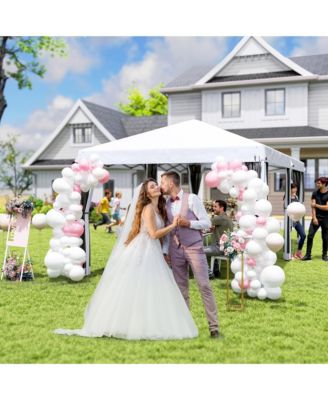 10' x 20' Pop Up Canopy with 6 Sidewall Mesh Nettings,