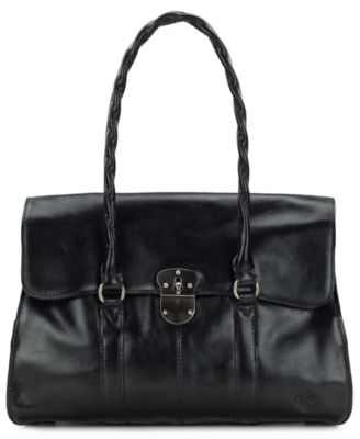 Vienna Medium Twist-Lock Satchel Bag