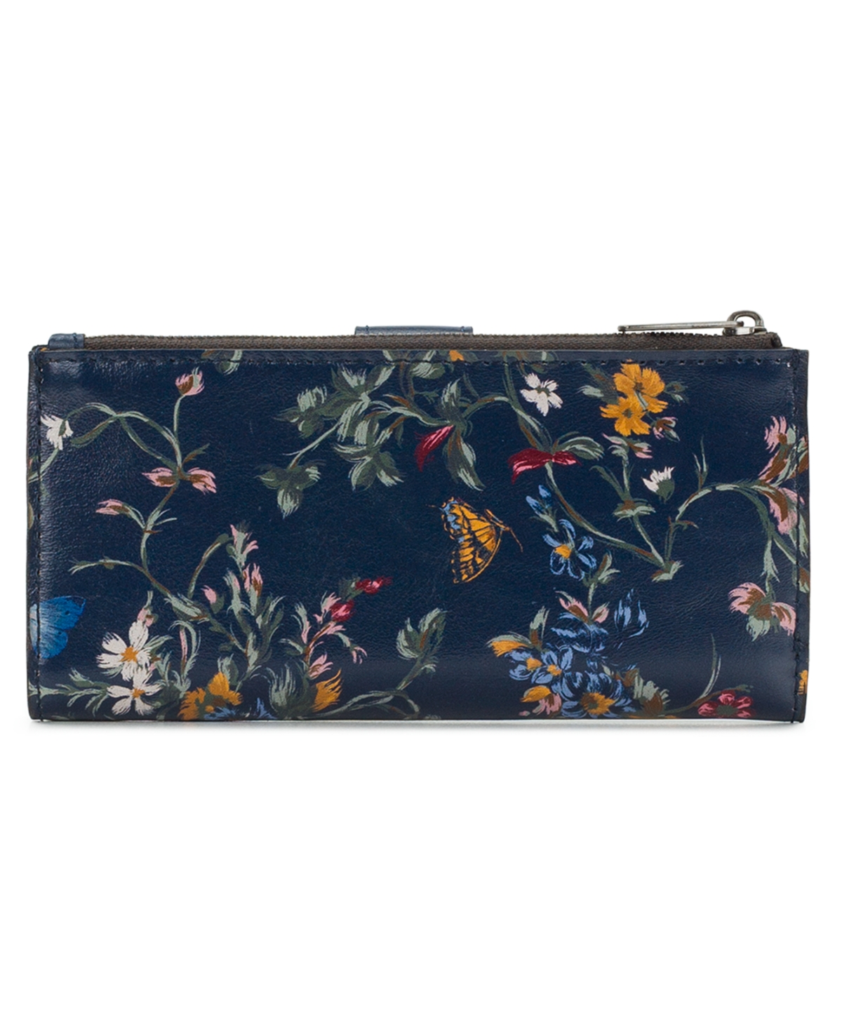 Patricia Nash Nazari Leather Wallet In Blue