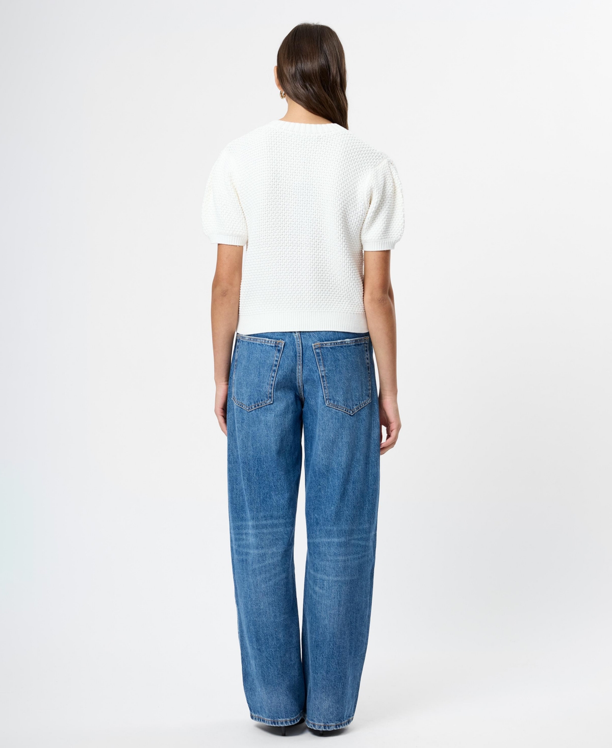 Fcuk Women's Remy Collared V-Neck Top