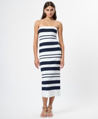 Women's Strapless Pull-On Bodycon Dress