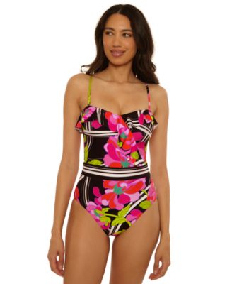 Women's Bougainvillea Ruffle Detail One-Piece Swimsuit