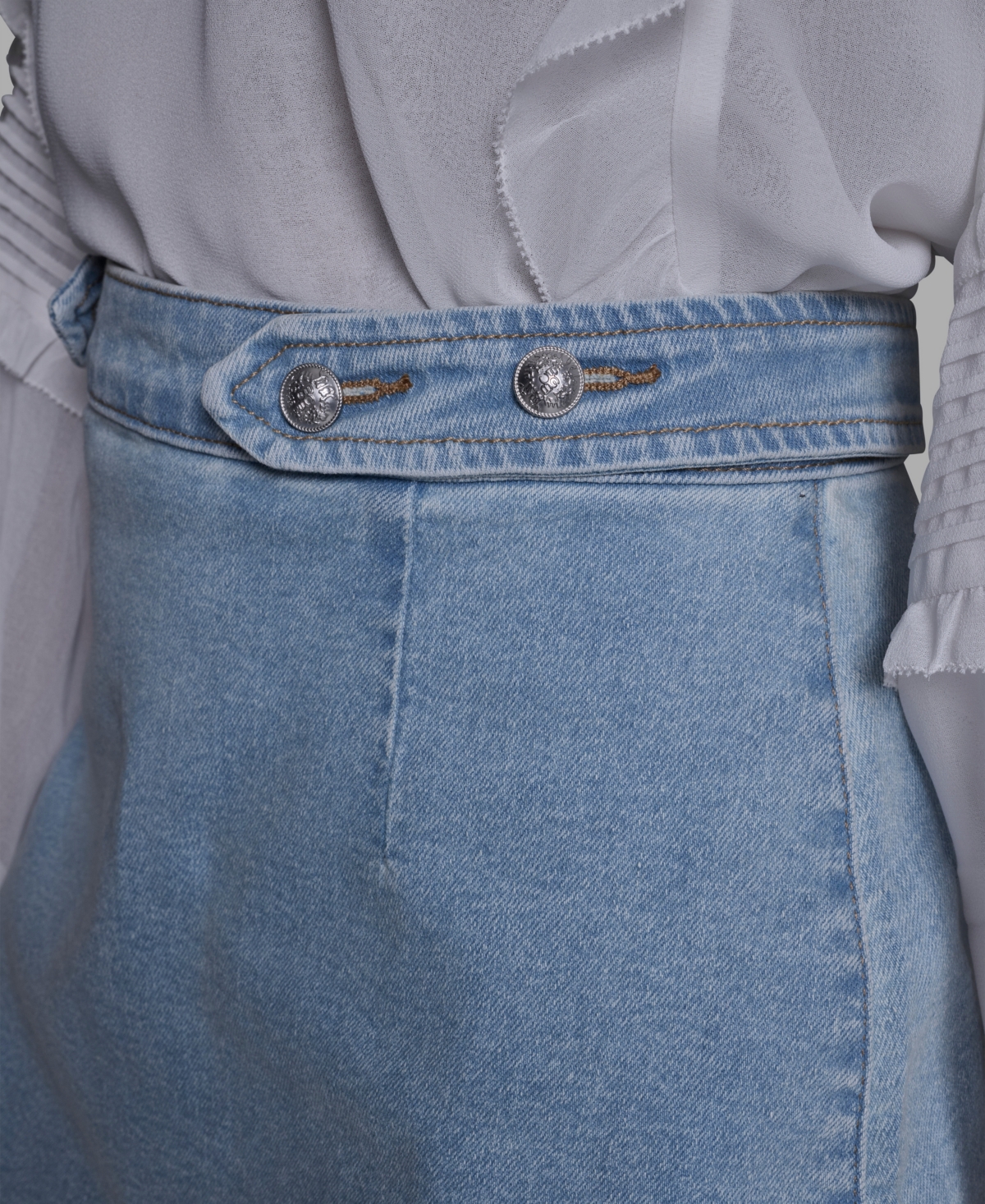 Bcbg Women's Button Waist Mini Skirt