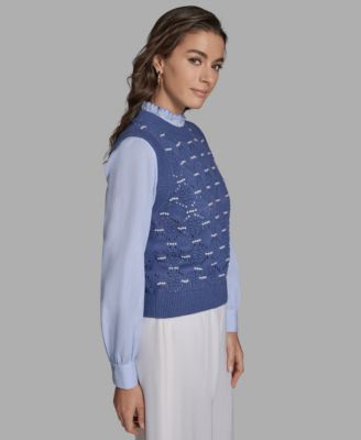 Women's Crewneck Sleeveless Sweater