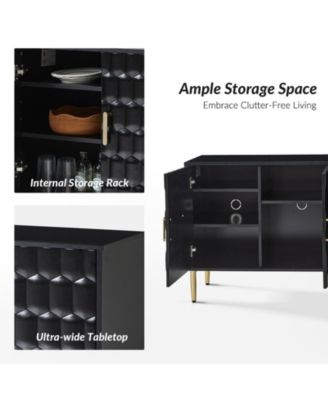 Kaletan Modern 63"Wide Sideboard with Adjustable Shelves