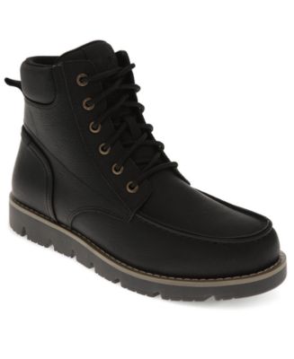 NWT DOCKERS Mens Black Lightweight Rawls Round Toe Lace-Up  display picture 2