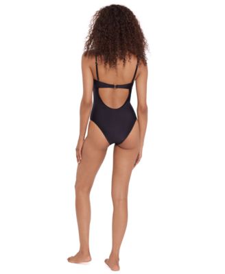 Women's Bandeau Neck One-Piece Swimsuit