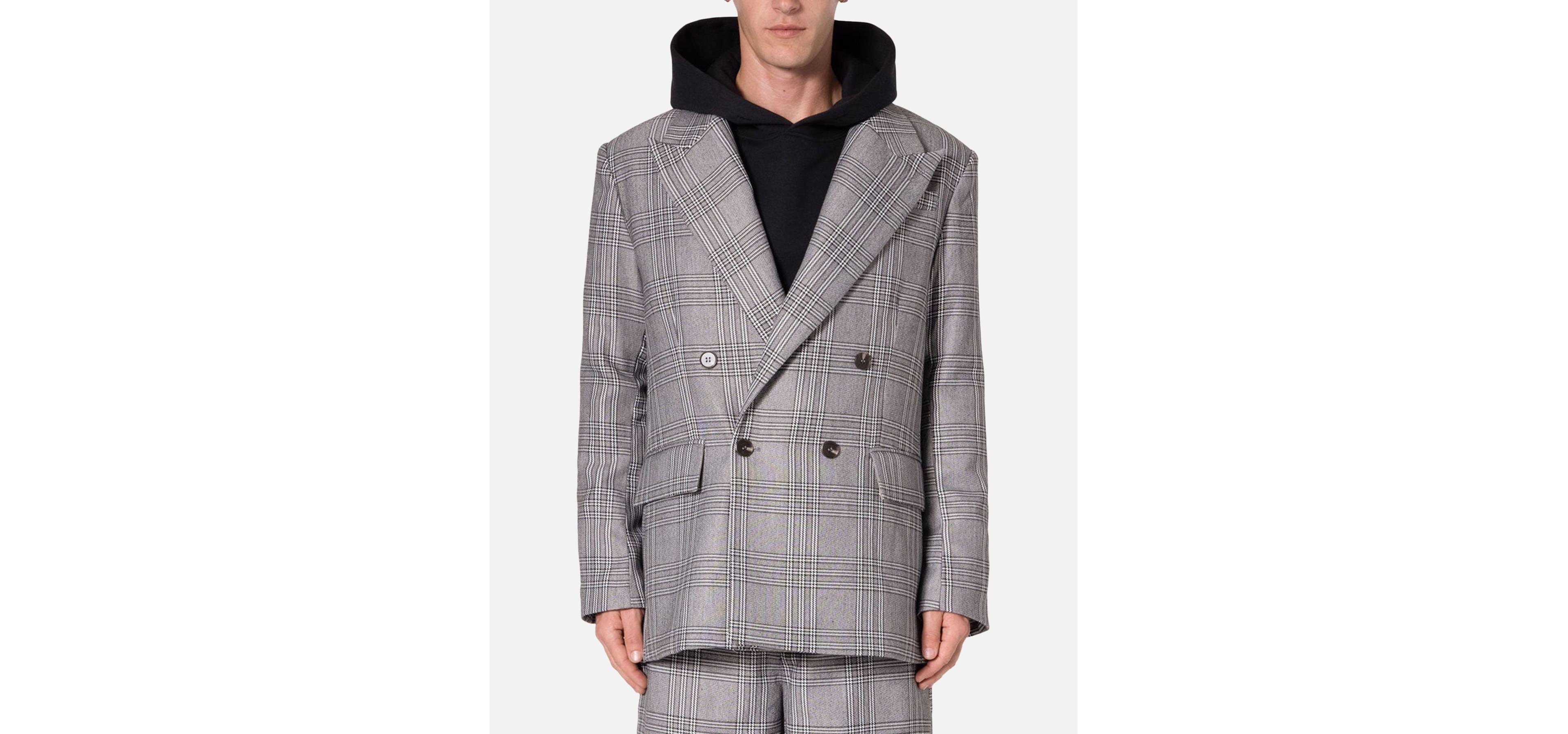 mnml Men's Double Breasted Suit Jacket.