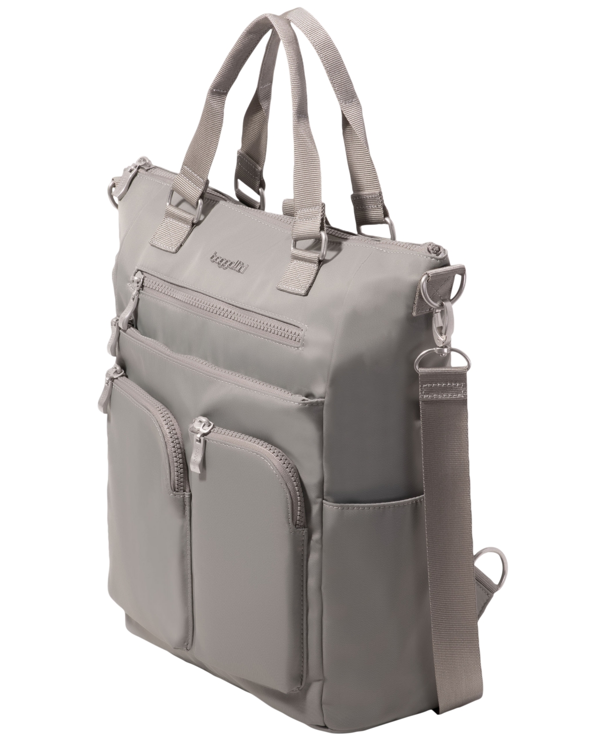 Baggallini 3-in-1 Convertible Backpack Tote In Gray