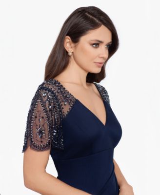 Petite Embellished Chiffon Gown