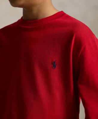 Boys' 8-20 Cotton Jersey Long-Sleeve T-shirt