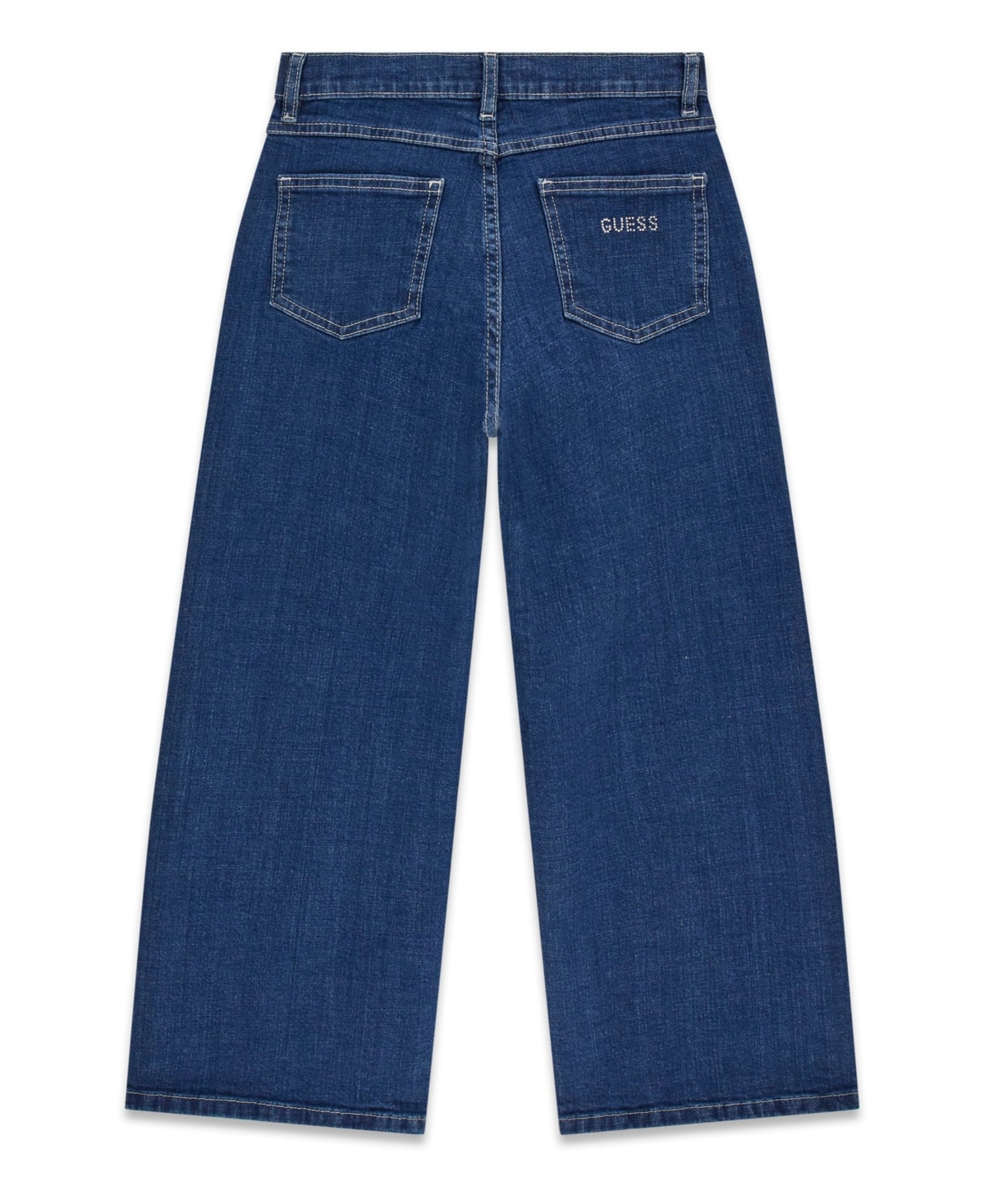 Guess Girls 7-16 90s Stretch Rhinestone Detail Denim Jeans