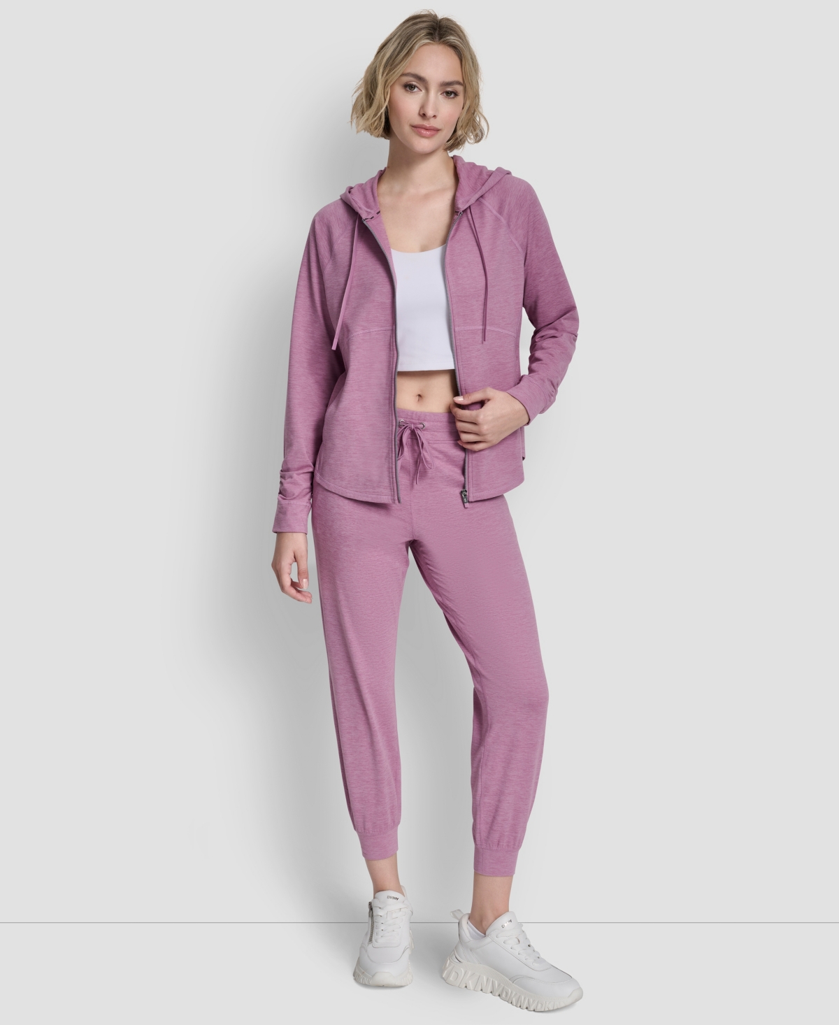 Dkny Women's Mid-Rise Wide Leg Pants