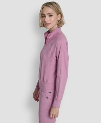 Women's Space Dye Half-Zip Top