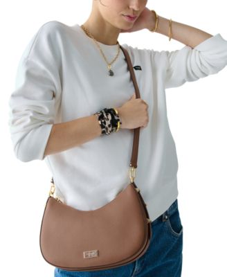 Liv Medium Pebbled Leather Convertible Shoulder Bag