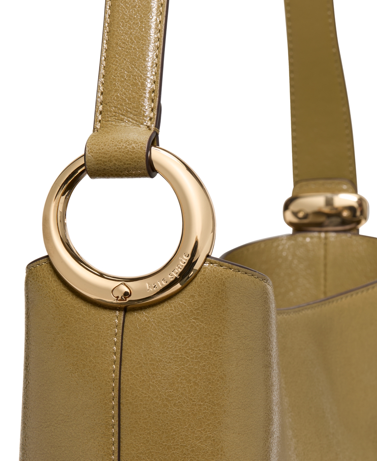 kate spade new york Halo Medium Smooth Leather Bucket Bag