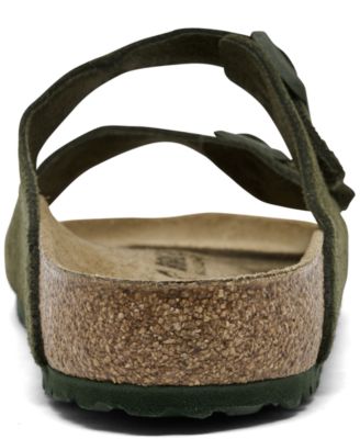 Men's Arizona Suede Leather Soft Footbed Sandals from Finish Line