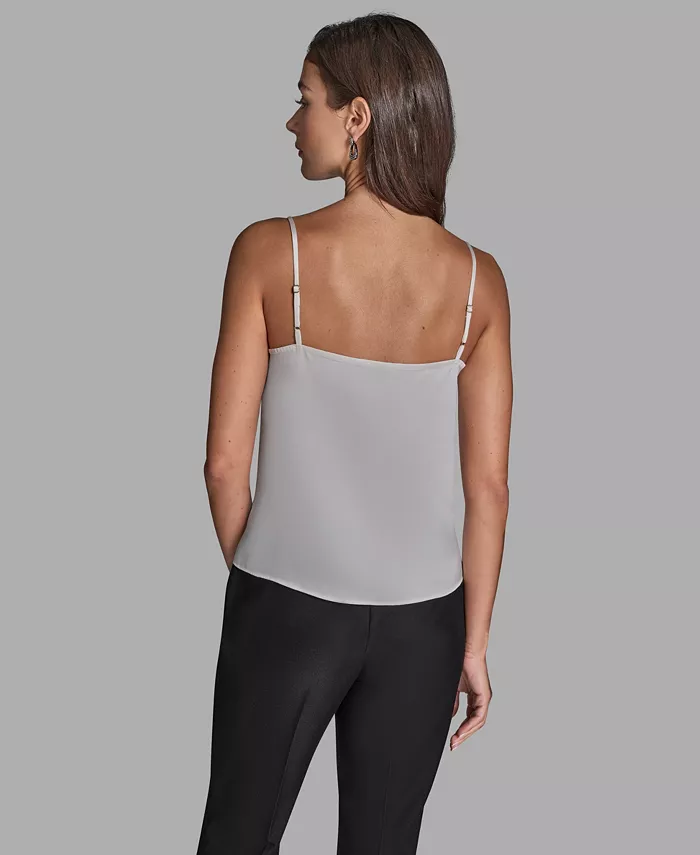 Women's Sleeveless V-Neck Cami Top - thumbnail 3