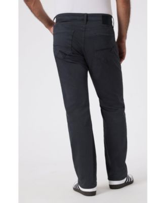 Men's Matt Relaxed Straight Leg In Anthracite Casual Twill