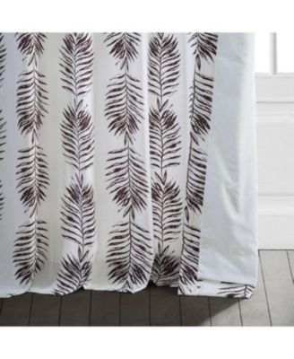 Sago Floral Printed Cotton Room Darkening Curtain